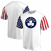 Men's Boston Celtics Fanatics Branded Stars & Stripes T-Shirt White FengYun,baseball caps,new era cap wholesale,wholesale hats
